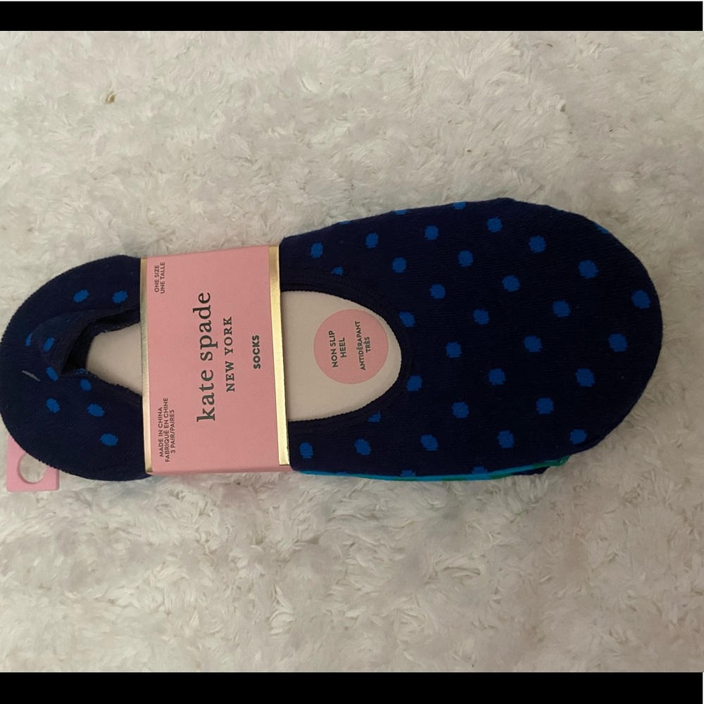 Kate Spade Shoe Liner socks- 3pack